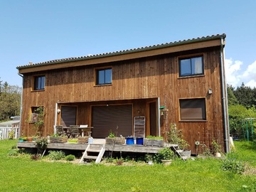 Maison ossature bois dans le sud du Tarn à Saint-Amans-Soult Maison ossature bois dans le sud du Tarn à Saint-Amans-Soult