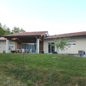Maison ossature bois dans le sud du TARN à Pont-de-l’Arn Maison ossature bois dans le sud du TARN à Pont-de-l’Arn