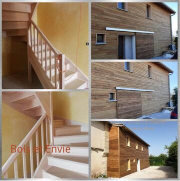 Bardage bois sur une extension d’une maison d’habitation pour créer des locaux professionnels dans le Tarn Bardage bois sur une extension d’une maison d’habitation pour créer des locaux professionnels dans le Tarn