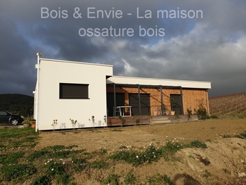 Maison ossature bois dans l'Aude à proximité de Carcassonne Maison ossature bois dans l'Aude à proximité de Carcassonne