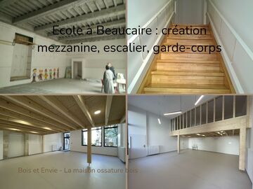Création de quatre mezzanines dans une école dans le Gard à Beaucaire Création de quatre mezzanines dans une école dans le Gard à Beaucaire
