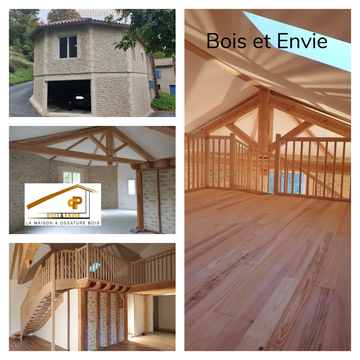Extension en ossature bois d’une maison dans le Tarn à Montredon Labessonnié entre Castres et Albi Extension en ossature bois d’une maison dans le Tarn à Montredon Labessonnié entre Castres et Albi