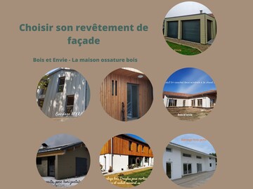 Revêtement extérieur pour les maisons en ossature bois