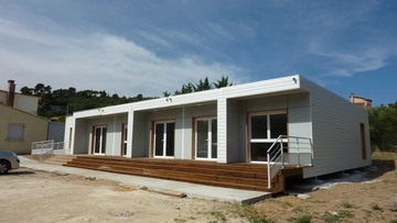 Construire un local et un bureau grâce à la construction modulaire à ossature bois en Occitanie