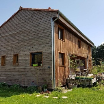 Maison ossature bois dans le sud du Tarn à Saint-Amans-Soult