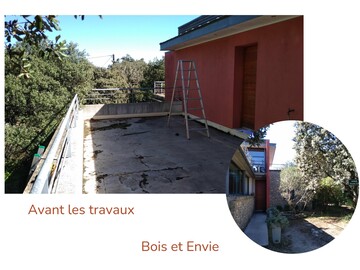 Construction d’une extension de maison en ossature à Nîmes