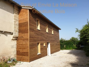 Extension et surélévation de maison en ossature bois en Occitanie