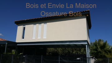 Extension et surélévation de maison en ossature bois en Occitanie