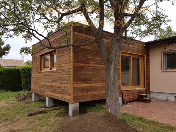 Extension et surélévation de maison en ossature bois en Occitanie