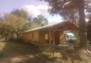 Fabrication de murs à ossature bois en Occitanie