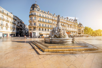Ville de Montpellier dans l'Hérault